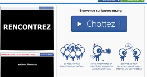 Bazoocam : Chat vidéo aléatoire